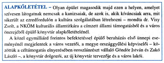 Kanizsa 1999 10 28 043sz 09old - Alapkőletétel.jpg Kanizsa 1999 10 28 043sz 09old - Alapkőletétel.jpg
