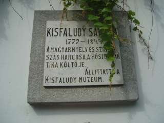 Sümeg, Panteonfal: Kisfaludy Sándor.jpg Sümeg, Panteonfal: Kisfaludy Sándor.jpg